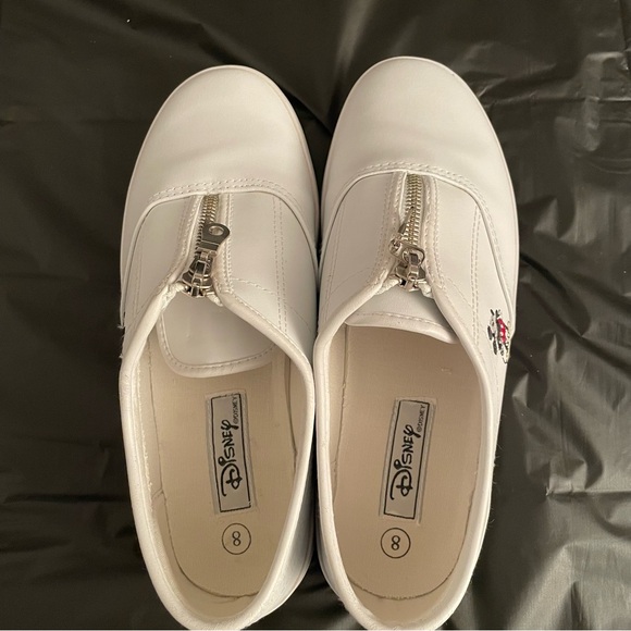 Disney White Slip-On Sneakers with Character Design - Picture 5 of 5